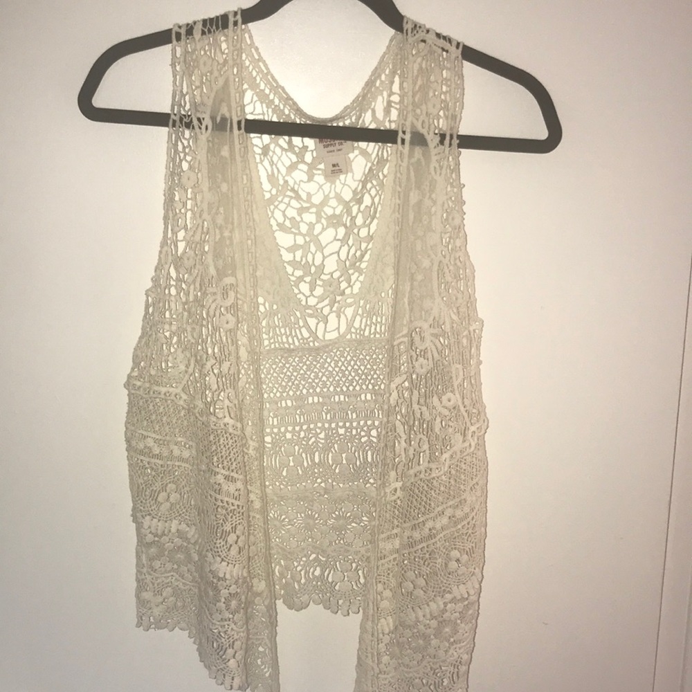 Crochet Open Vest